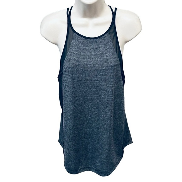 Lululemon Run Off-Route Tank Heathered Black / Black Style  W1AWVS - Picture 2 of 5